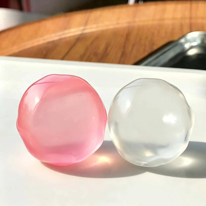 6cm Anti-Stress Kokosöl Squishy Fidget Spielzeug Weicher Kokosöl Stressball Kein Rebound Hochwertiges Aussehen Wiederverwendbarer Kokosöl Quetschball Adhs Schreibtisch Deko, Super Weiche Squishy Textur-MM