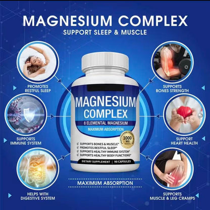 Toplux Magnesium Complex 8 Essential Magnesium Supplement