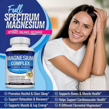 Toplux Magnesium Complex 8 Essential Magnesium Supplement