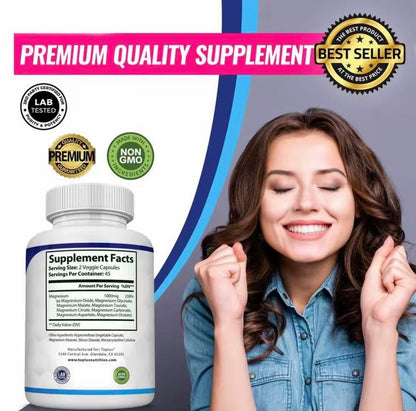 Toplux Magnesium Complex 8 Essential Magnesium Supplement