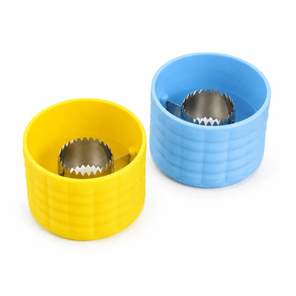 Stainless Steel Corn Kernel Stripper, Handheld Corn Sheller with Collection Cup, Household Kitchen Gadget for Quick Food Prep, Corn Cutting Tool for Home Cooking & Daily Use