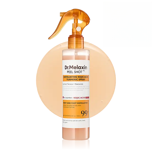 Peel Shot Keratin Care Kojisäure Kurkuma Spray 200ml Porenreinigende Peeling-Formel Hauterneuerndes Scrub