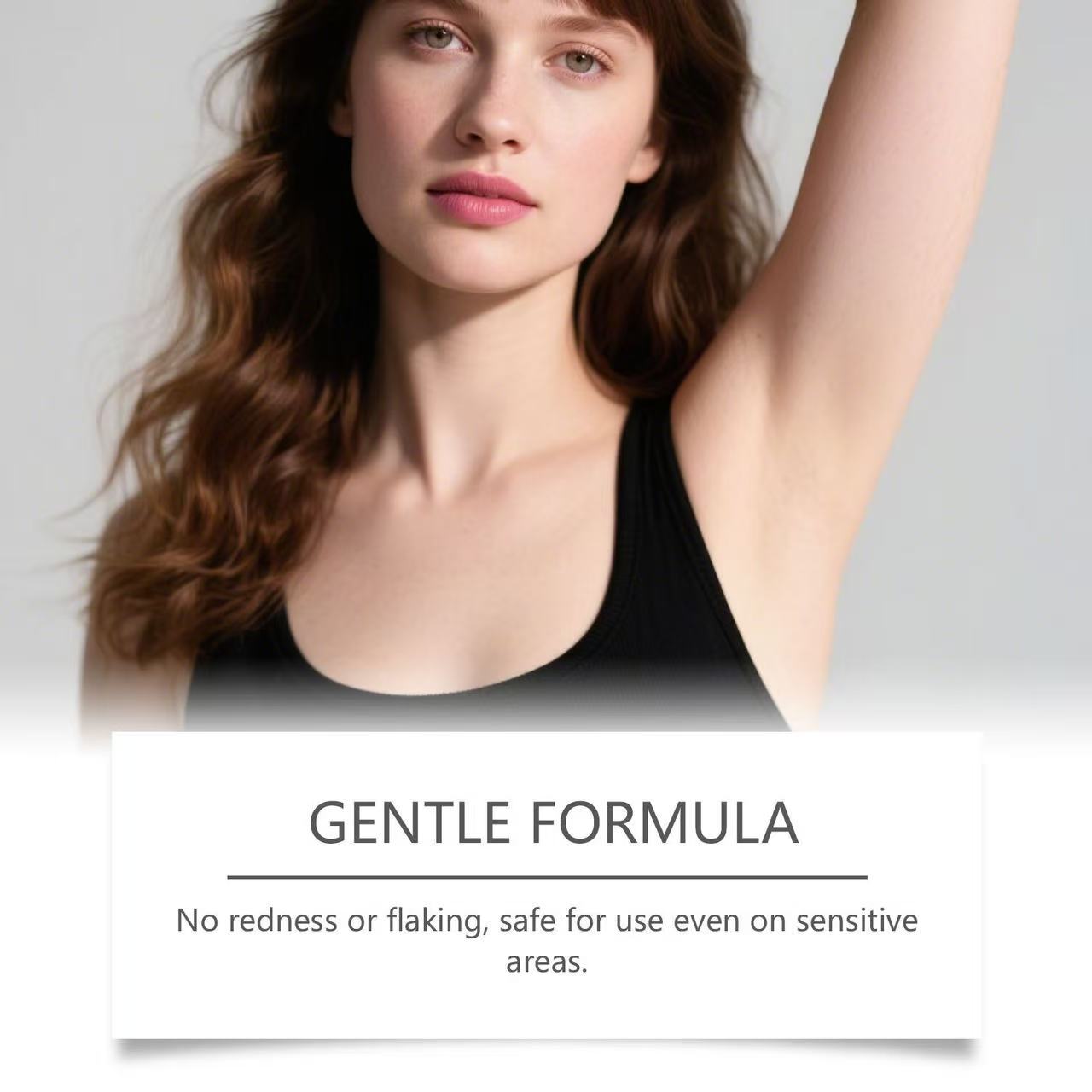 Bikini schmerzfreies Haarentfernungsspray für empfindliche Haut, hypoallergene Formel – sanft und schnell wirkendes Haarentfernungsspray, Ginseng, Aloe & Hyaluronsäure zur beruhigenden Pflege, für Männer und Frauen geeignet, Schulanfang