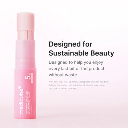 PDRN Pink Collagen Volume Multi Balm | All In One Volufiline, PDRN, NAD Stick for Youthful-Looking, Helping Look of Fine Lines, Firming Care, Anti-Aging Care | For Under-Eyes, Neck, Forehead, Smile Lines, Lip Care | Korean Skincare