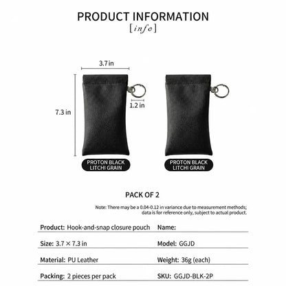 Soft PU Leather Sunglasses Pouch Elastic Opening Eyeglasses Bag, Portable Anti-Scratch Glasses Storage Case With Built-in Cleaning Cloth And Keychain, Minimalist Lightweight Protective Sleeve For Daily Travel Outdoor Women Men Accessories