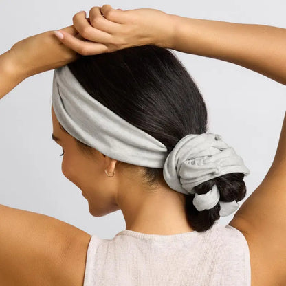 Heather Gray  Active Curling Headband – Kitsch Heatless Hair Curler for Soft Waves & Curls