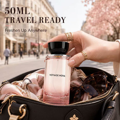Voyage Nova | Rosey Fruity Floral | Extrait De Parfum 50ml/100ml | Long Lasting Luxury Fragrance | Daily women's perfume Alluring Summervibes sohochic