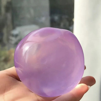 6cm Anti-Stress Kokosöl Squishy Fidget Spielzeug Weicher Kokosöl Stressball Kein Rebound Hochwertiges Aussehen Wiederverwendbarer Kokosöl Quetschball Adhs Schreibtisch Deko, Super Weiche Squishy Textur-MM