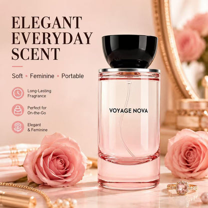 Voyage Nova | Rosey Fruity Floral | Extrait De Parfum 50ml/100ml | Long Lasting Luxury Fragrance | Daily women's perfume Alluring Summervibes sohochic