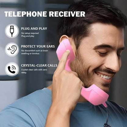 ☎️Retro telephonehandset with Type-Cinterface📞