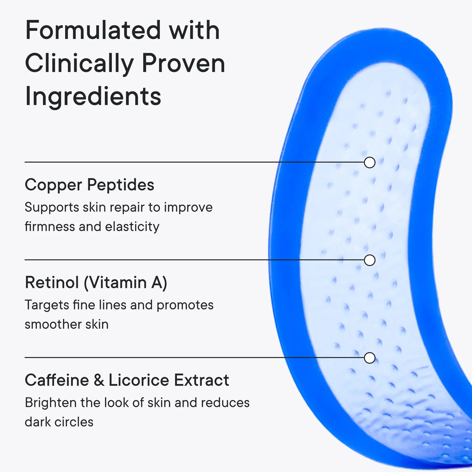 Faltenpflaster für die Nacht gegen Lachfalten und feine Linien, Anti-Aging-Gesichtspflaster mit Peptiden