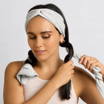 Heather Gray  Active Curling Headband – Kitsch Heatless Hair Curler for Soft Waves & Curls