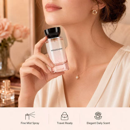 Voyage Nova | Rosey Fruity Floral | Extrait De Parfum 50ml/100ml | Long Lasting Luxury Fragrance | Daily women's perfume Alluring Summervibes sohochic