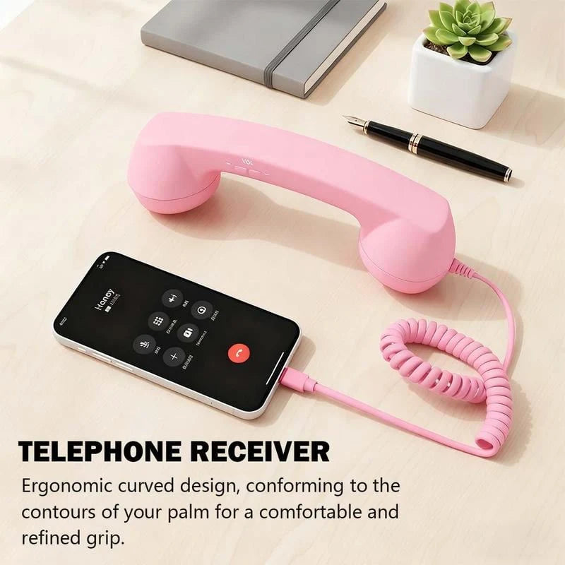 ☎️Retro telephonehandset with Type-Cinterface📞