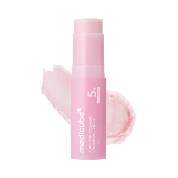 PDRN Pink Collagen Volume Multi Balm | All In One Volufiline, PDRN, NAD Stick for Youthful-Looking, Helping Look of Fine Lines, Firming Care, Anti-Aging Care | For Under-Eyes, Neck, Forehead, Smile Lines, Lip Care | Korean Skincare