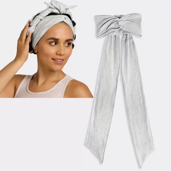 Heather Gray  Active Curling Headband – Kitsch Heatless Hair Curler for Soft Waves & Curls