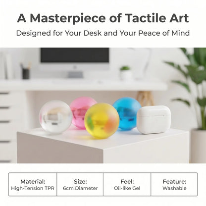 6cm Anti-Stress Kokosöl Squishy Fidget Spielzeug Weicher Kokosöl Stressball Kein Rebound Hochwertiges Aussehen Wiederverwendbarer Kokosöl Quetschball Adhs Schreibtisch Deko, Super Weiche Squishy Textur-MM