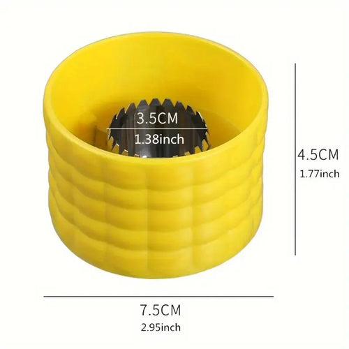 Stainless Steel Corn Kernel Stripper, Handheld Corn Sheller with Collection Cup, Household Kitchen Gadget for Quick Food Prep, Corn Cutting Tool for Home Cooking & Daily Use