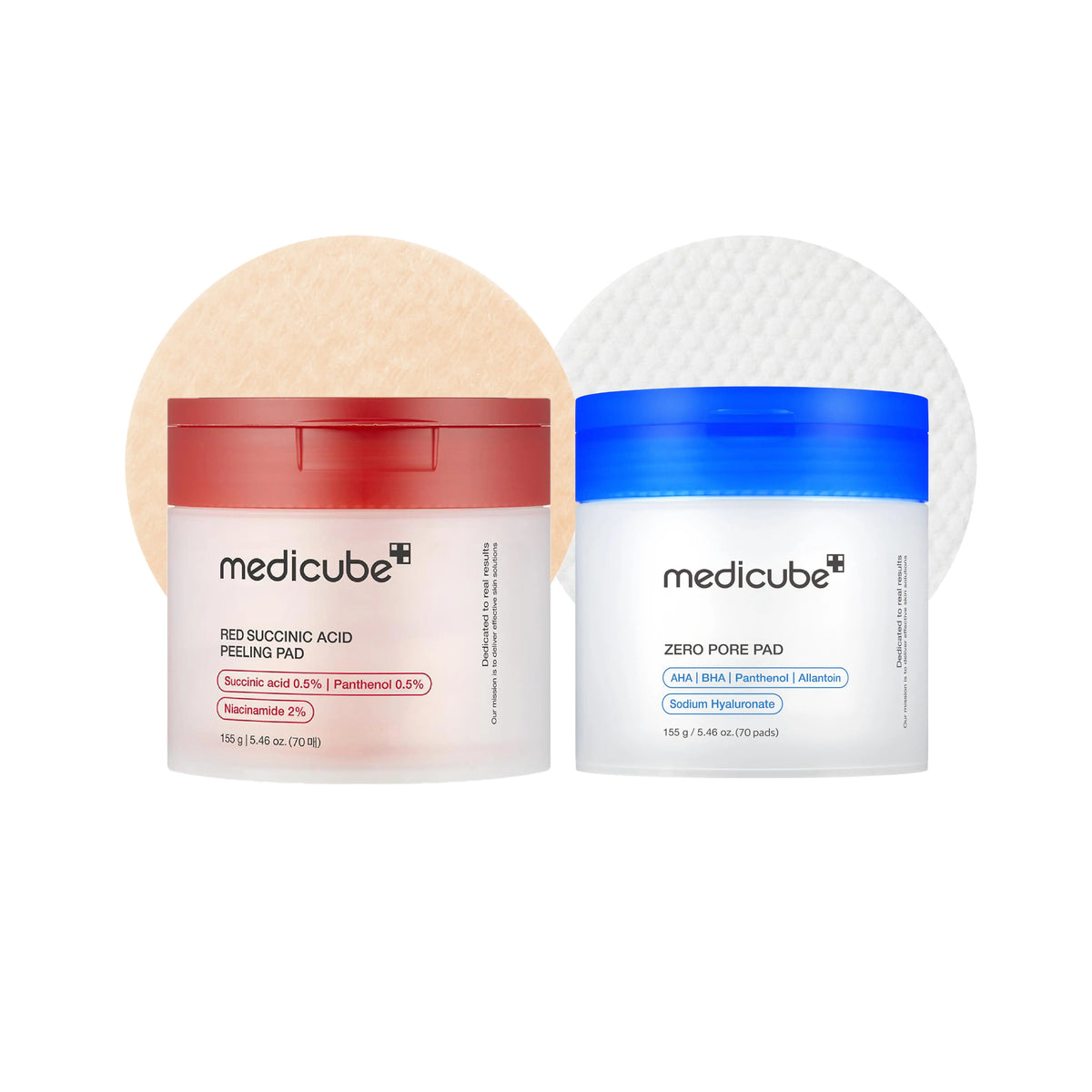 Mix & Match Toner Pads SetㅣPoren, Nach Pickeln, Aufhellungspflege für reine Haut & Glas-GlowㅣTikTok Viral Toner Pads