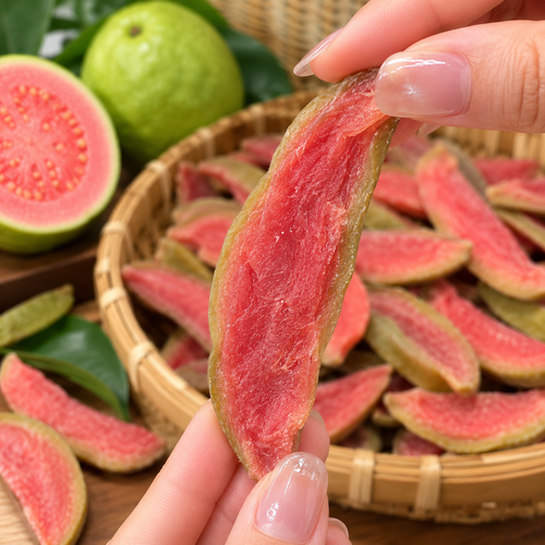 Pink Guava Dried Fruit Slices – Naturally Sweet, Fiber-Rich Snack for a Lighter Daily Routine