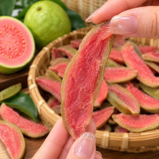 Rosa Guave Fruchtscheiben – natürlich süßer, ballaststoffreicher Snack für einen leichteren Alltag
