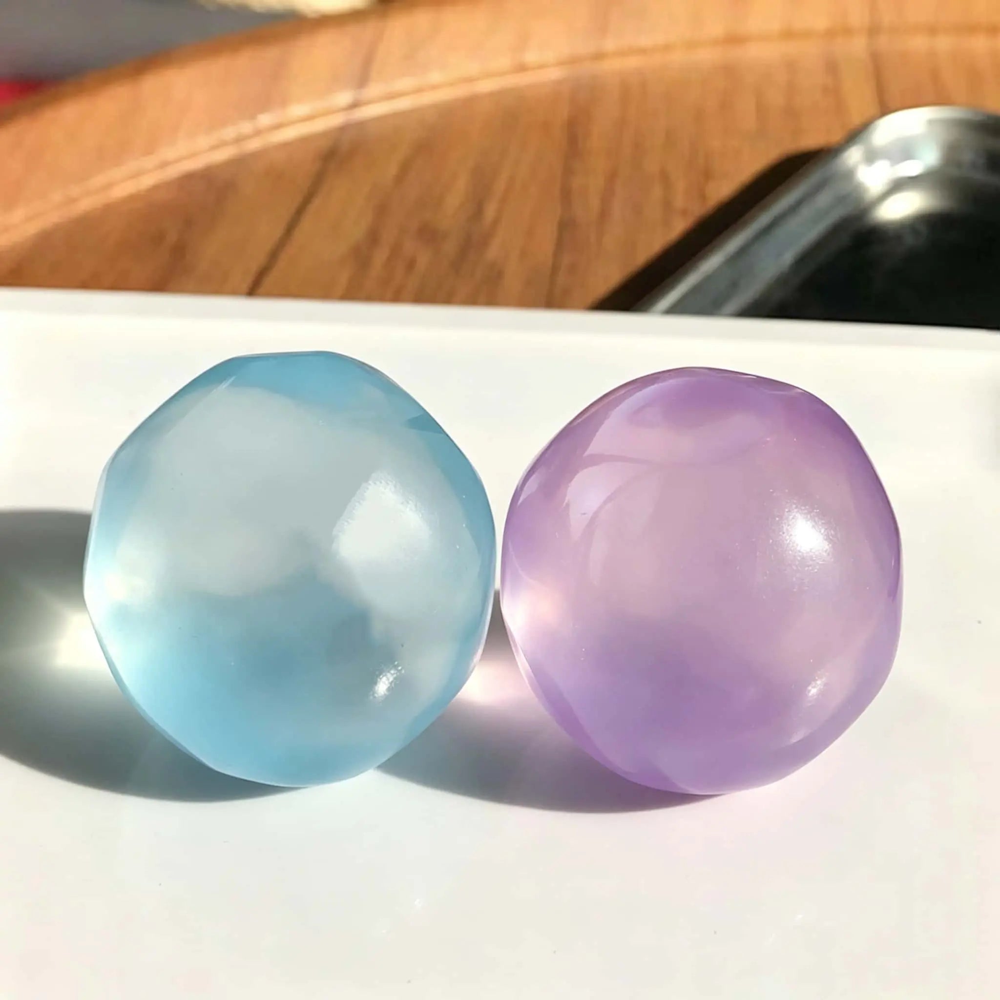 6cm Anti-Stress Kokosöl Squishy Fidget Spielzeug Weicher Kokosöl Stressball Kein Rebound Hochwertiges Aussehen Wiederverwendbarer Kokosöl Quetschball Adhs Schreibtisch Deko, Super Weiche Squishy Textur-MM